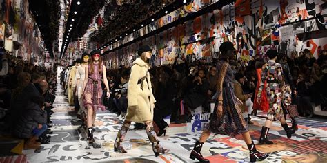 dior runway protest